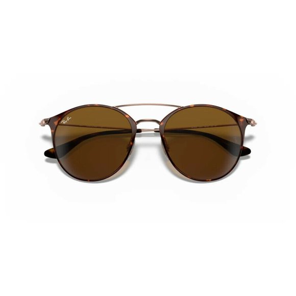 Ray-Ban Havana & Brown Aviator Unisex Uv Blocking Rb3546 9074 Sunglasses - Picture 3 of 6